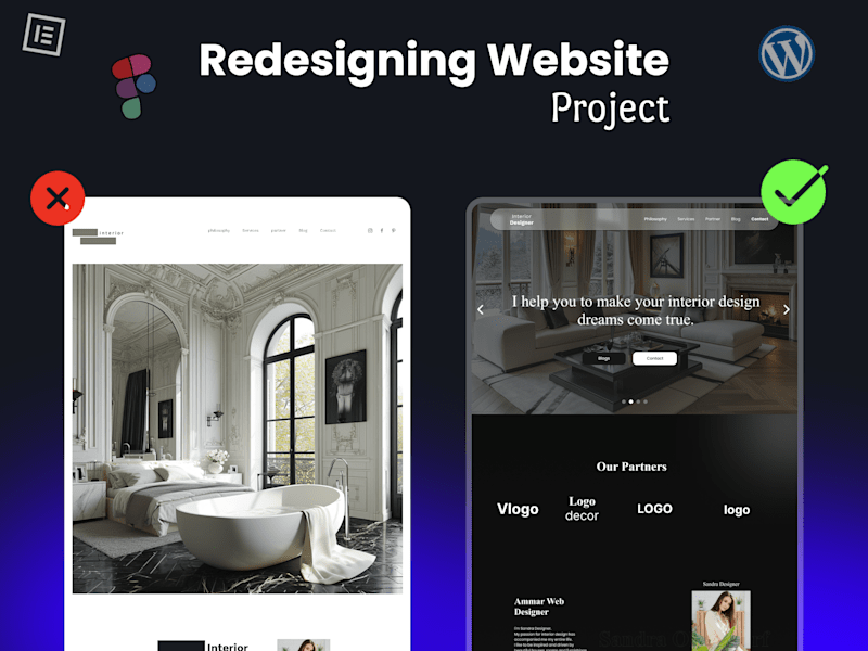 Cover image for I redesigned a Website for an Interior Designer | WordPress