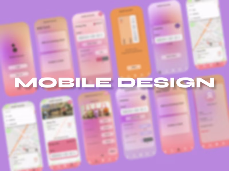 Cover image for Mobile App UX Design