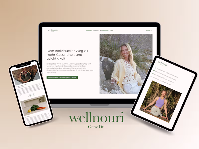Cover image for Minimal Wellness Website Design