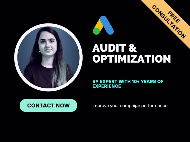 Cover image for Audit & Optimize your Google Ads account
