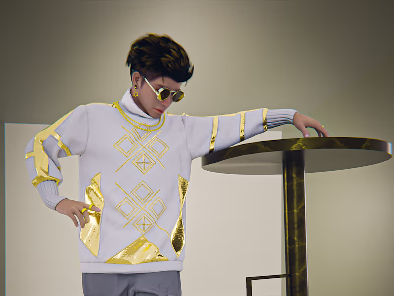 Cover image for I will create digital 3d clothes for brands with animation