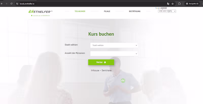 Cover image for Ersthelfer