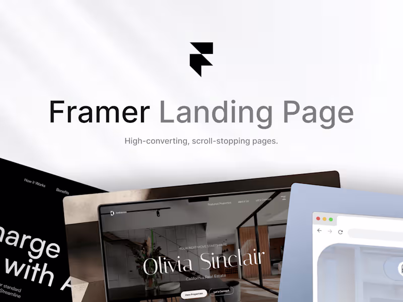 Cover image for Framer Landing Page