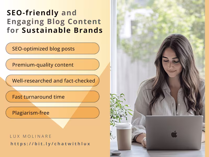 Cover image for 3 SEO Blog Content for Sustainable Brands