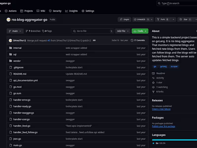 Cover image for Rss Blog Aggregrator