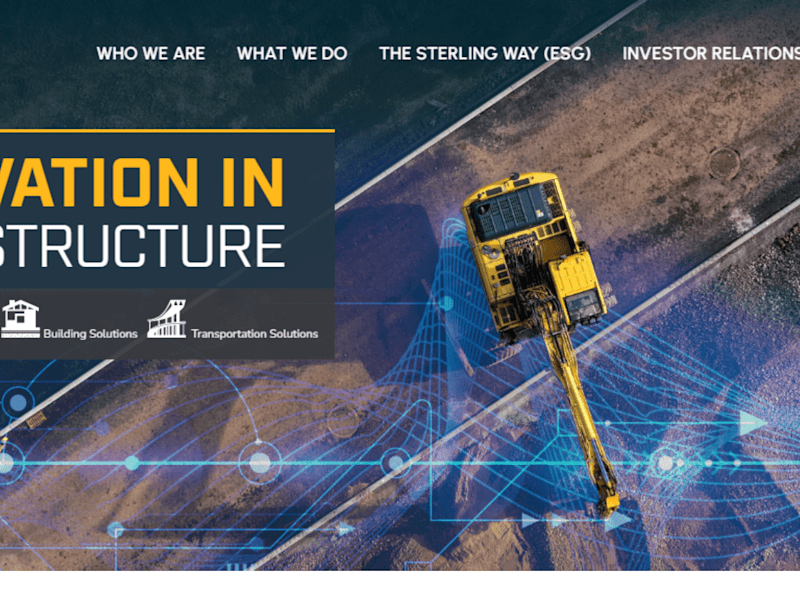 Cover image for STERLING CONSTRUCTION (WORDPREE)