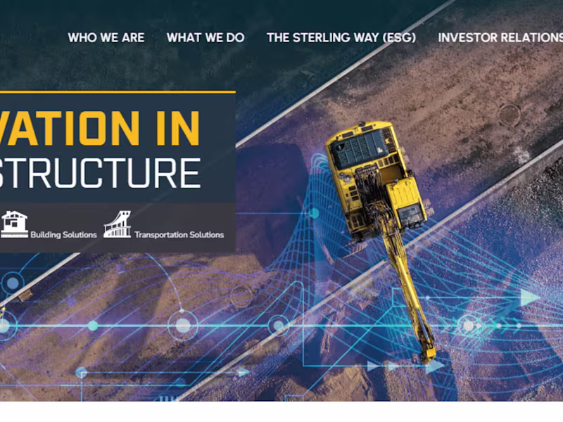 Cover image for STERLING CONSTRUCTION (WORDPREE)