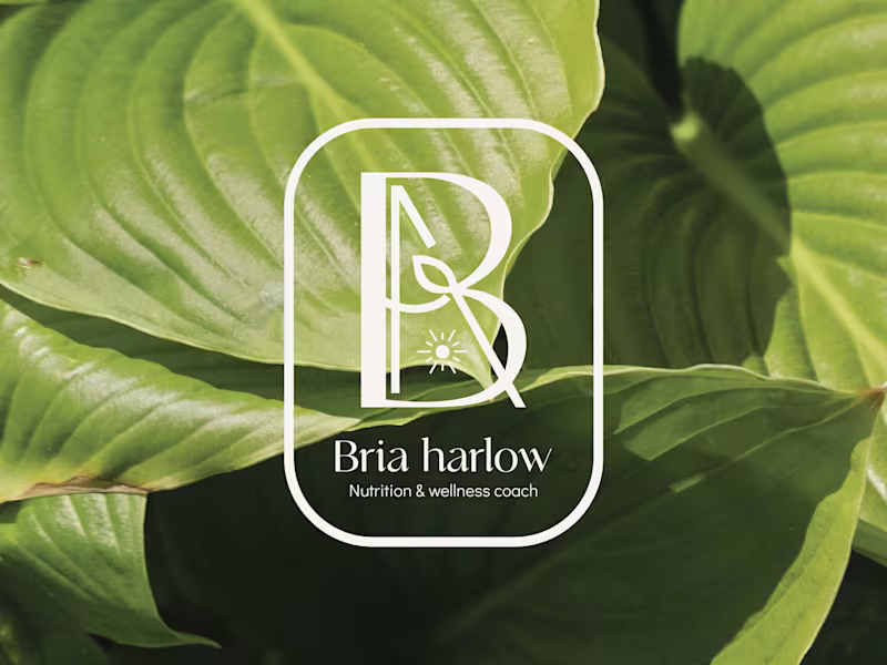 Cover image for Visual Identity Brand Design for Wellness Coach