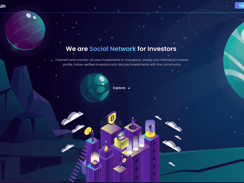 Cover image for Getquin Redesign Landing Page