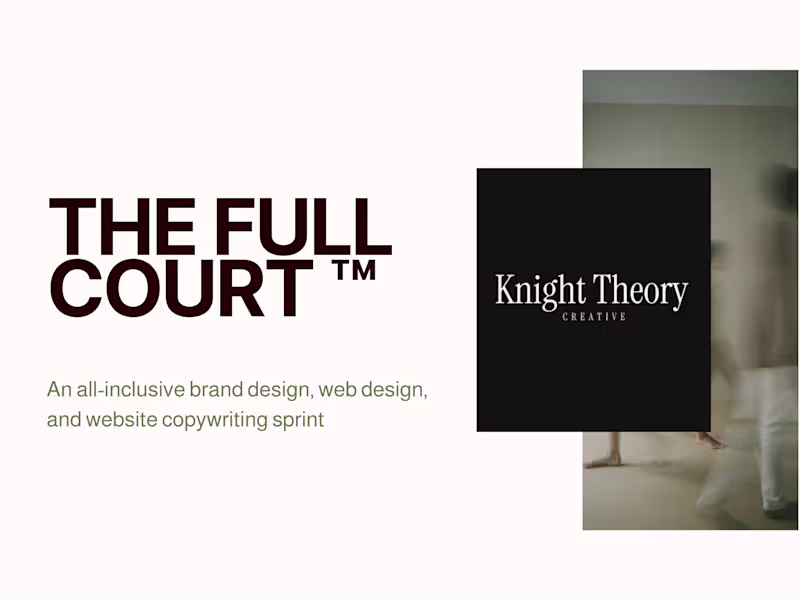 Cover image for The Full Court™️ - Brand Design, Web Design, + Copywriting