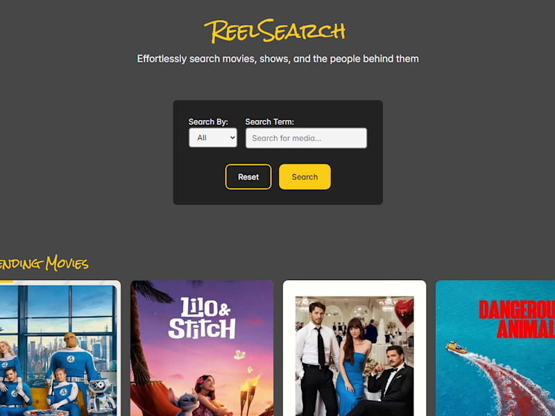 Cover image for Reel Search
