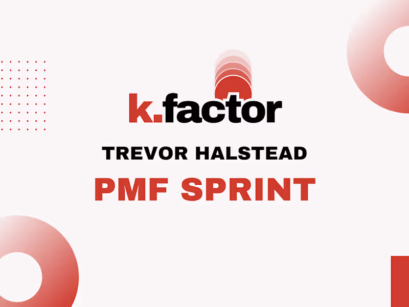 Cover image for Product-Market Fit (PMF) Sprint (4 Week Sprint)
