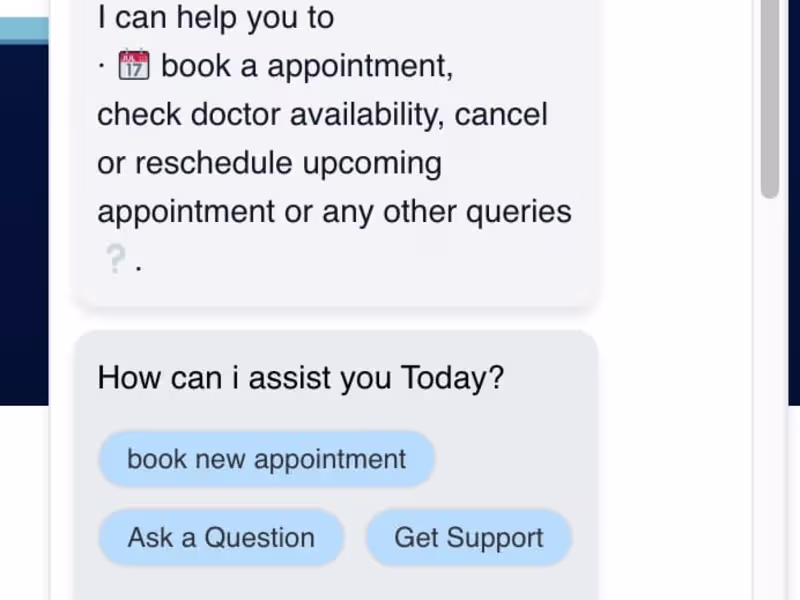 Cover image for SaaS - VoiceBot for Clinics