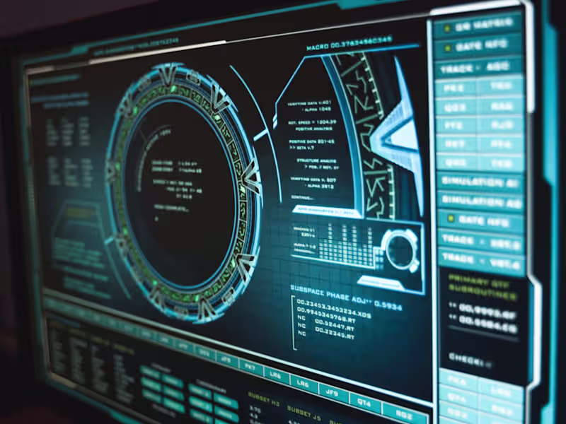 Cover image for User Interface for cyber security products