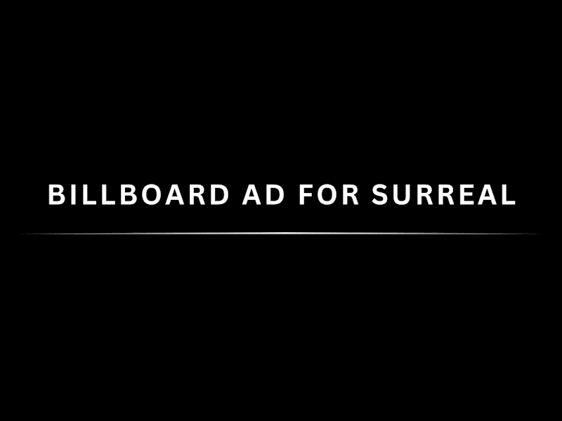Cover image for Spec Billboard Advertisements for SURREAL 