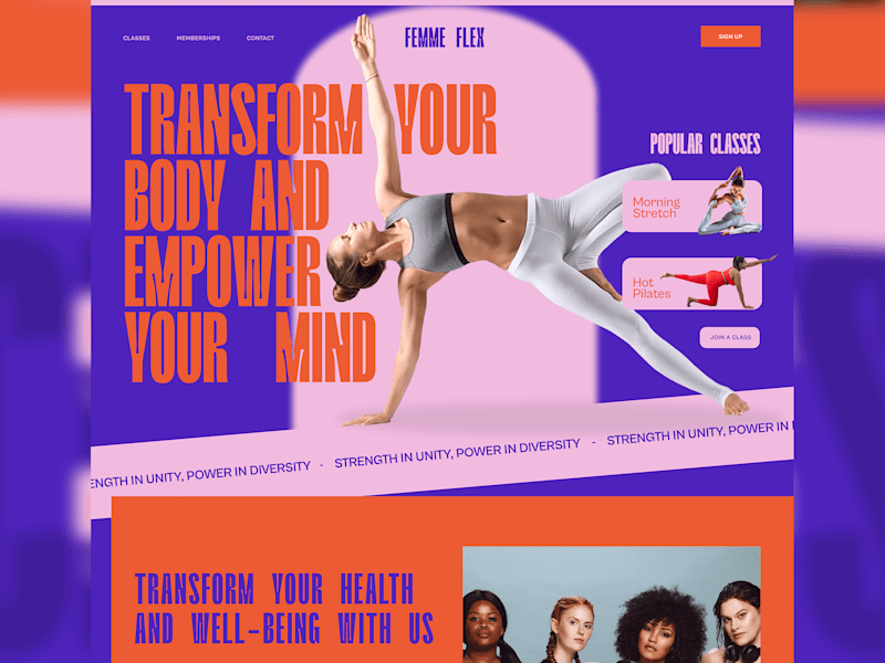 Cover image for Femme Flex - Website Design & Email Campaign