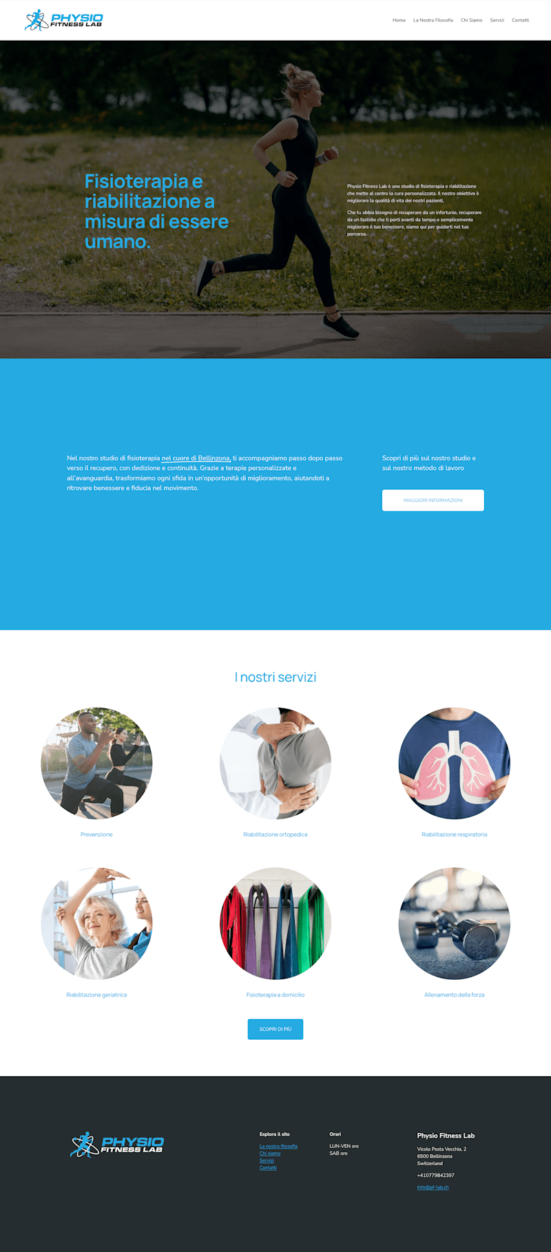 Cover image for Modern Website for a Physiotherapy Studio