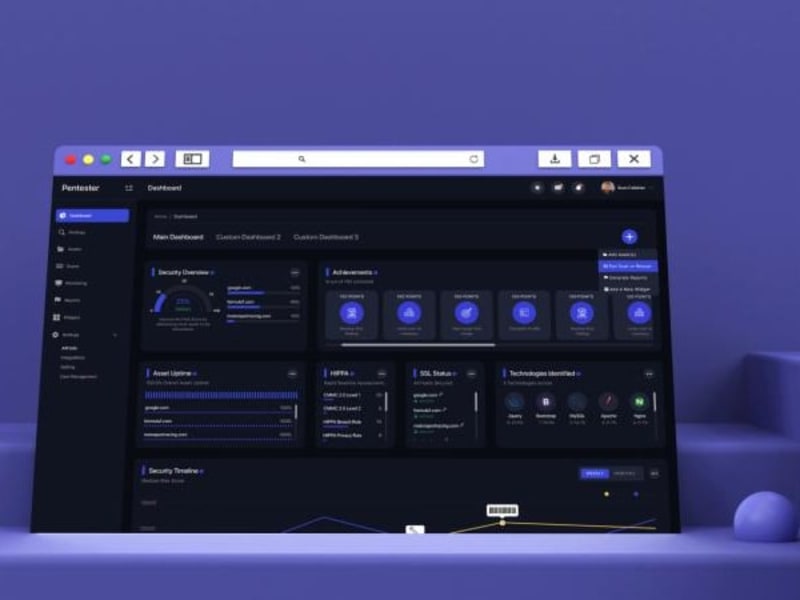 Cover image for 
Pentester Cybersecurity Dashboard