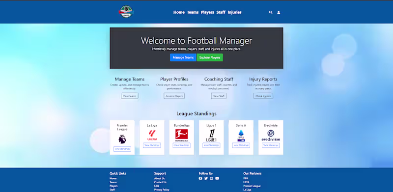 Cover image for I’ve been refining my Football Manager web application — a f...