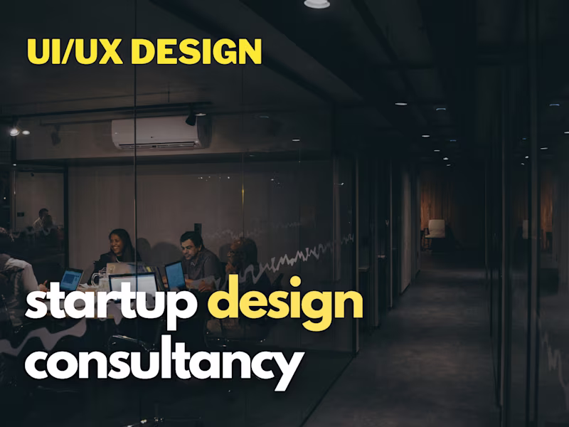 Cover image for Startup Design Consultancy