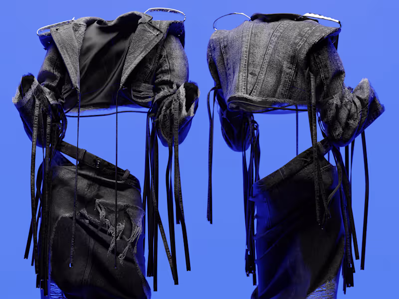 Cover image for Digital fashion made in Marvelous designer