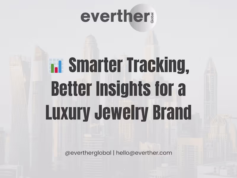 Cover image for Analytics Cleanup & Custom Tracking – Eternity by Yoni