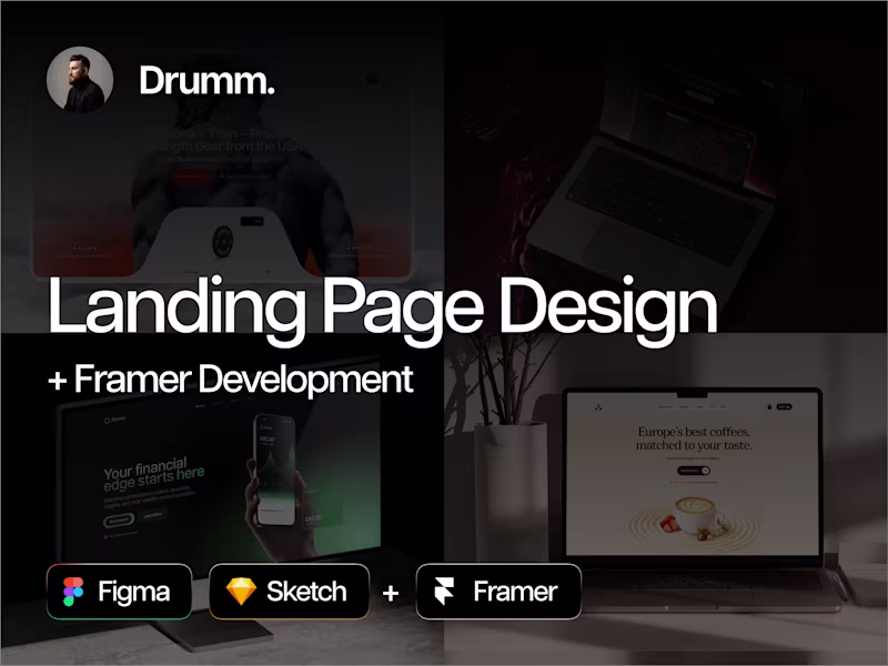 Cover image for Landing Page Design + Framer Development 