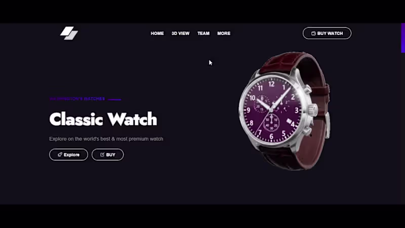 Cover image for 3D WEBSITE with THREEJS and GSAP - YouTube