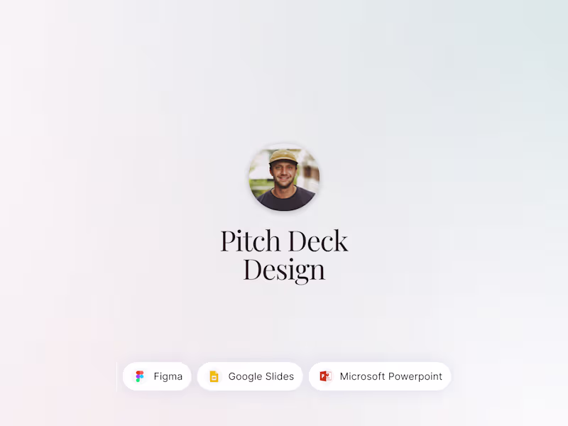 Cover image for Pitch Deck Design