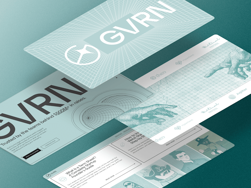 Cover image for Interactive Webflow Landing Page for GVRN