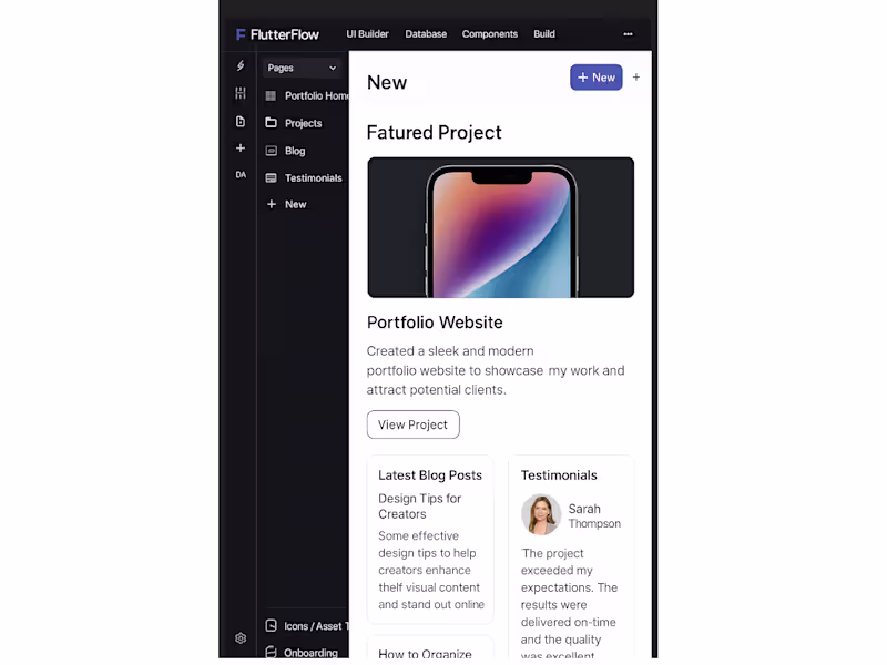 Cover image for Creator Portfolio Platform — AI Copywriting + CMS Built enti...