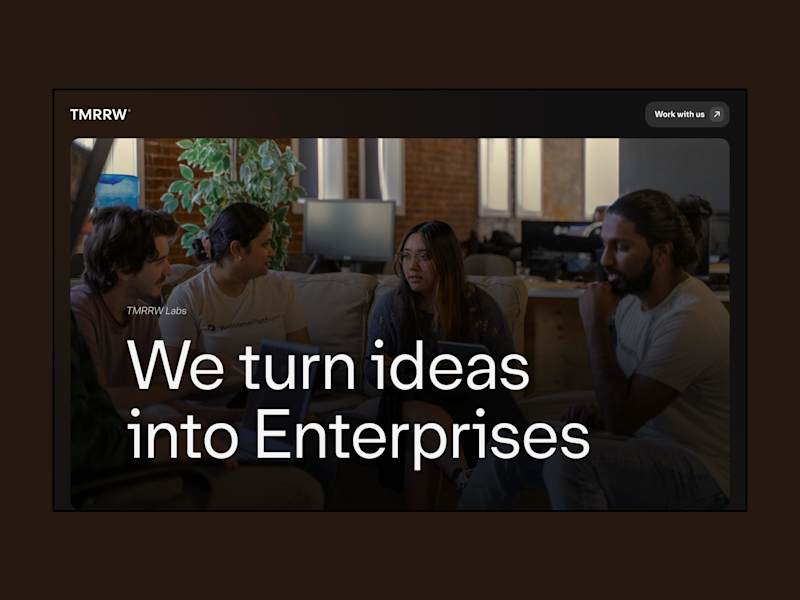 Cover image for TMRRW Labs - Landing Page Development
