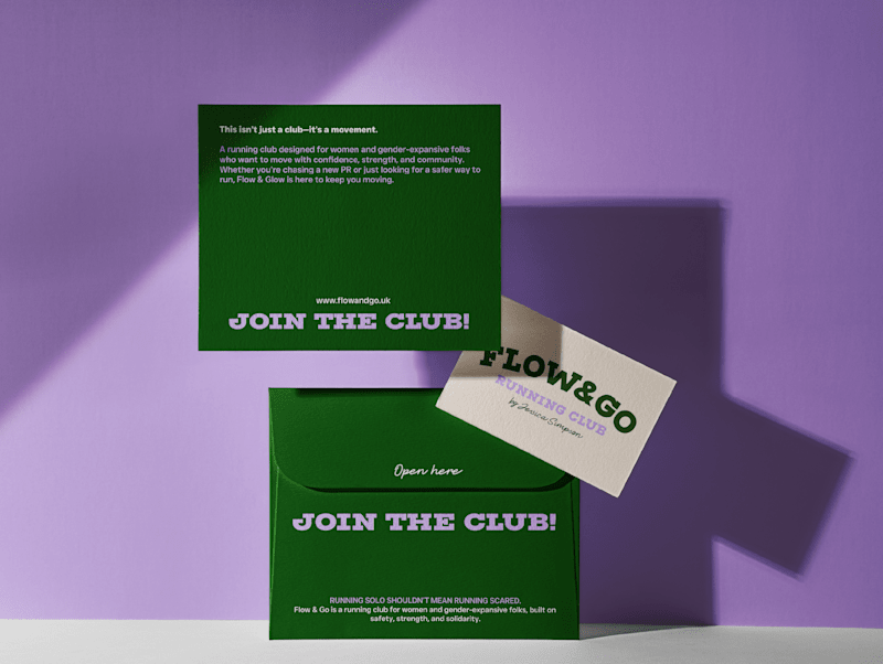 Cover image for Flow & Go Women's Community Running Club Brand Identity