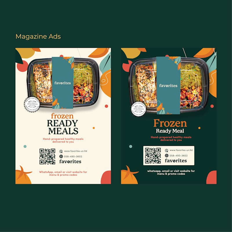 Cover image for Marketing Ad Campaign: Favorites Frozen Meals