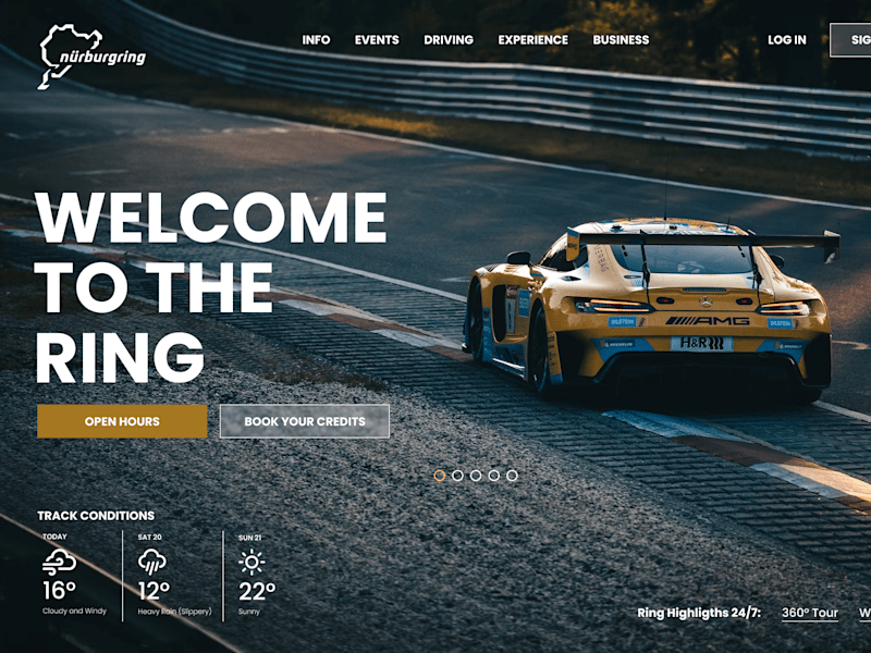 Cover image for Nurburgring Official Web | Hero Redesign