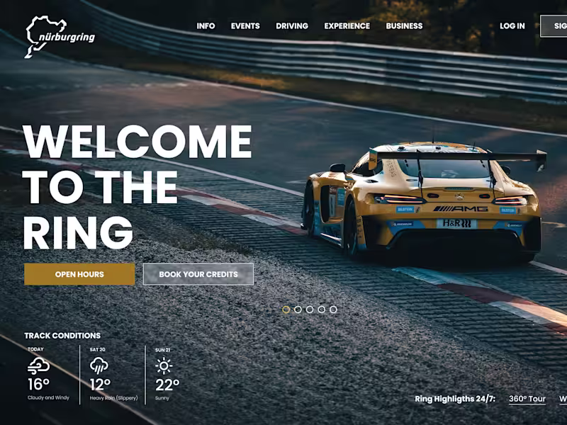 Cover image for Nurburgring Official Web | Hero Redesign