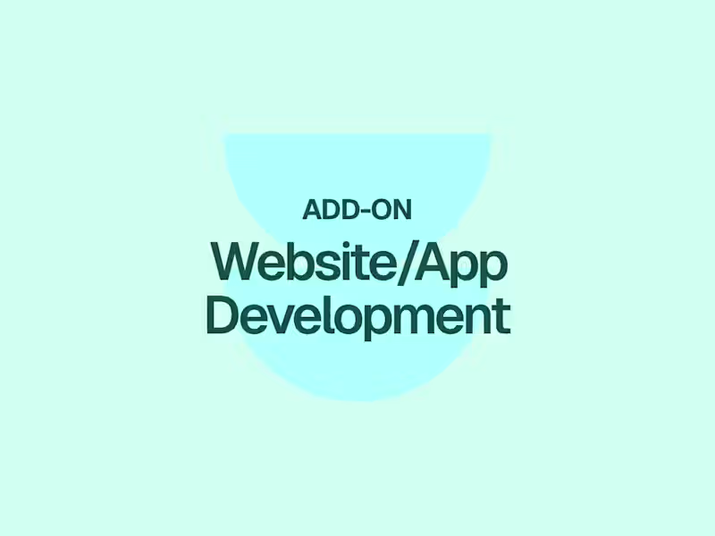 Cover image for (Add-on) Website or App Development