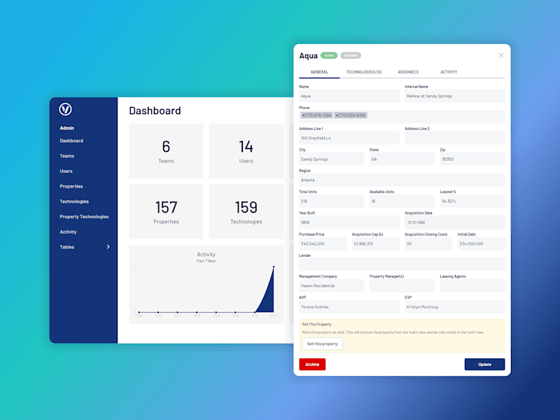 Cover image for Multi-tenant Real Estate Portfolio Mgmt. Platform