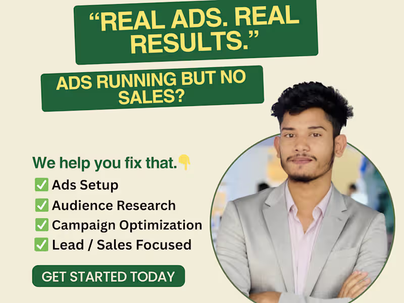 Cover image for I optimize & run ads to all social media channel growth.
