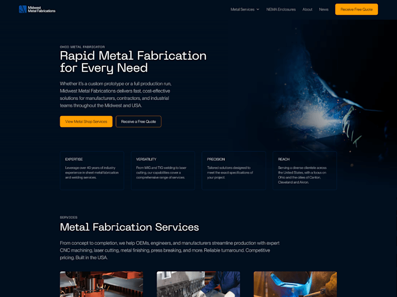 Cover image for Midwest Metal Fabrications