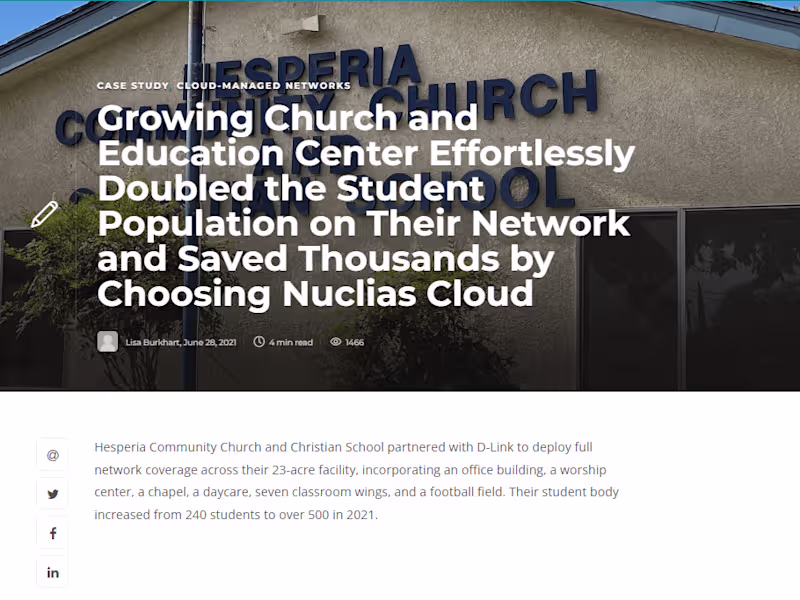 Cover image for Growing Church and Education Center Effortlessly Doubled the St…