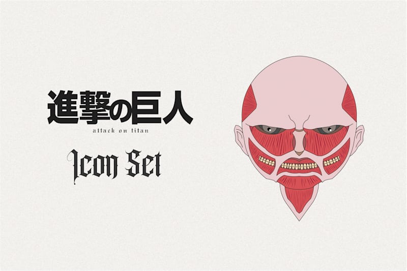 Cover image for ATTACK ON TITAN - Icon Set
