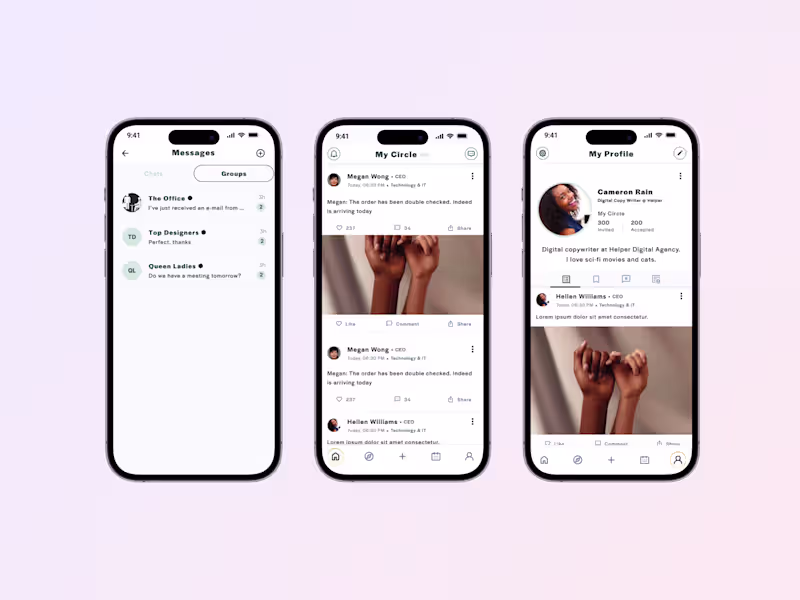 Cover image for Designing an App for Women Leaders’ Collaboration