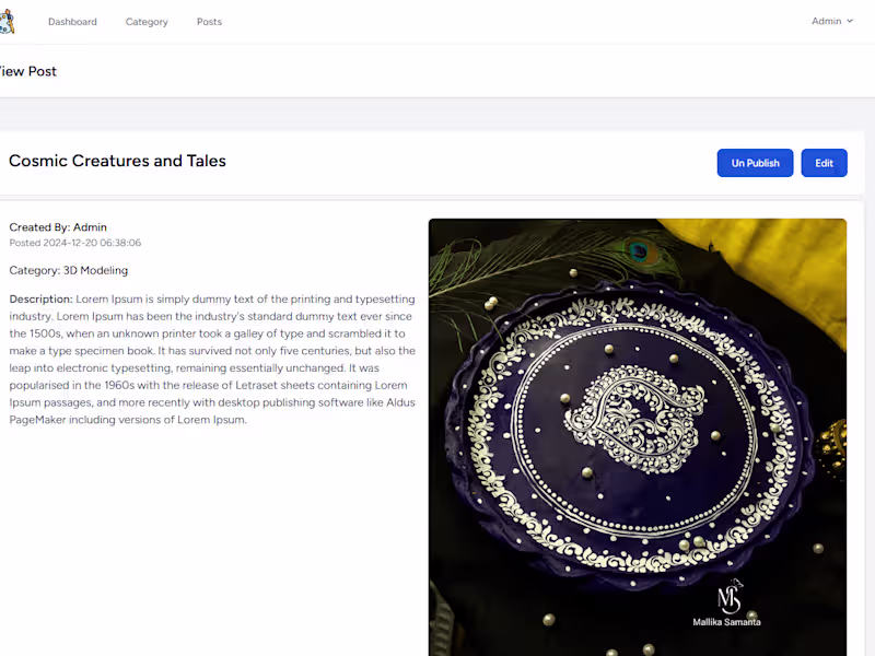 Cover image for Drawing Admin panel 