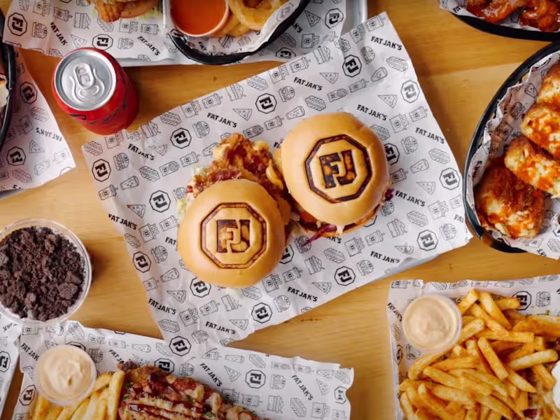 Cover image for Fat Jaks - Burgers Restaurant