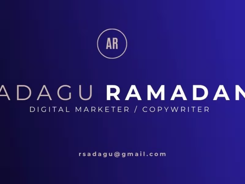 Cover image for Digital marketer & Copywriter
