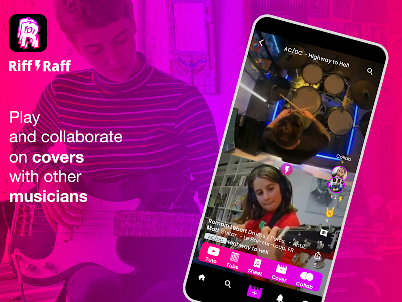 Cover image for Riff Raff: Music collaboration powered by AI