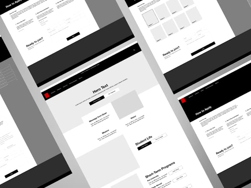 Cover image for UX Design for streamlining a University's enrollment