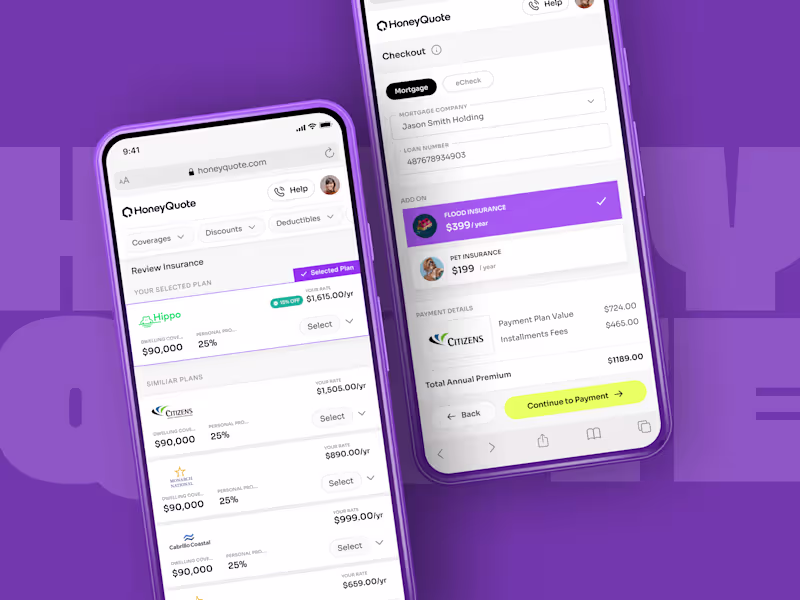 Cover image for Insurance App Redesign - 2x Engagement & Seamless Mobile UX.