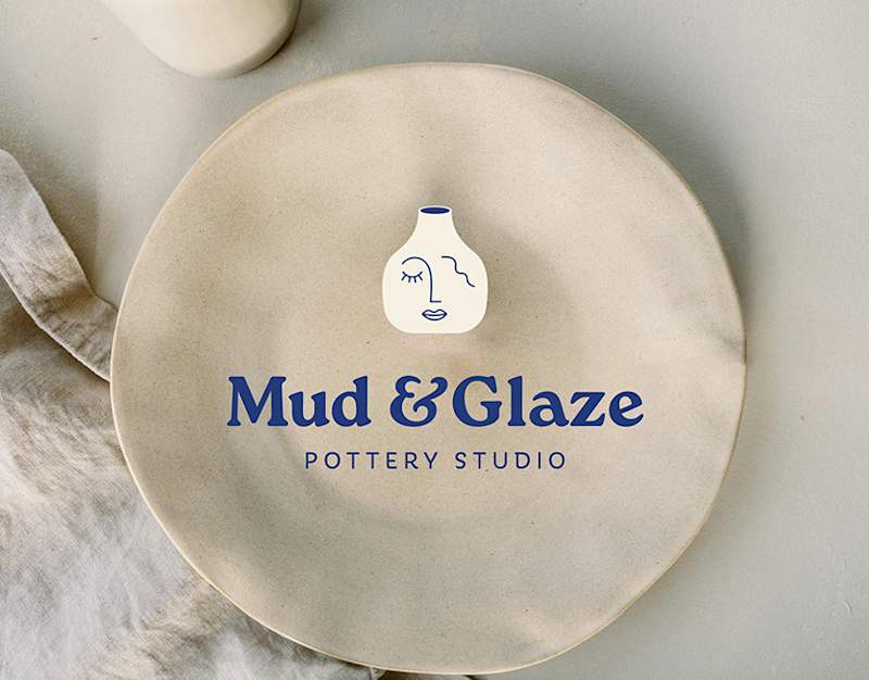 Cover image for Mud & Glaze | Brand Identity :: Behance